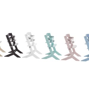 Chaise haute SYT bois Rose + Play tray Rose