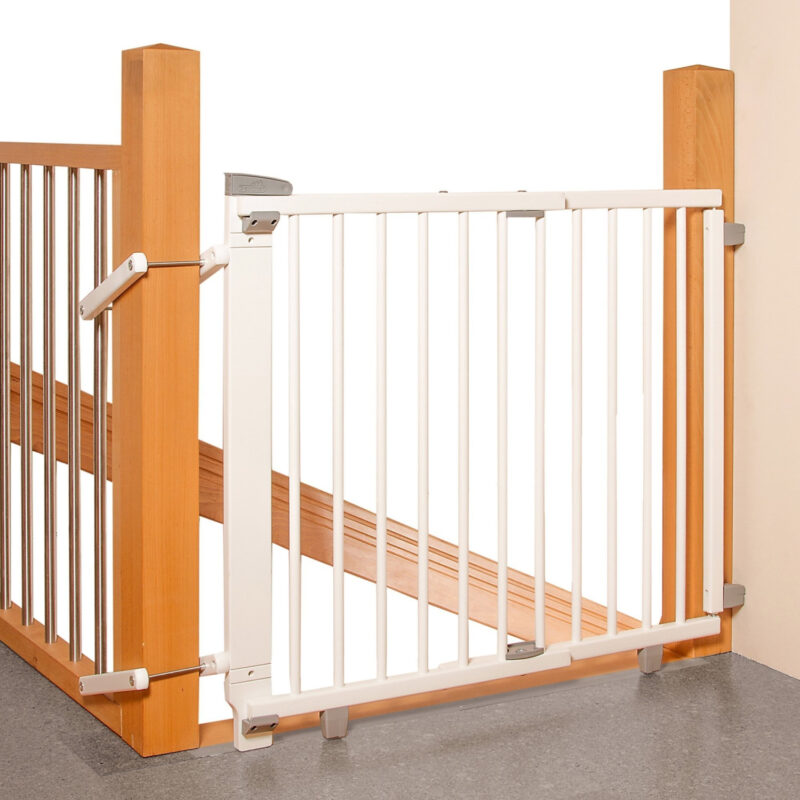 Barrière de sécurité d'escalier 2733+ (Laqué Blanc)