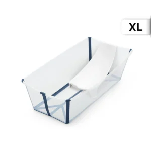 535902_4_STOKKE_FLEXI_BATH_XLarge_Transparent_Bleu STOKKE FLEXI BATH X-LARGE : Baignoire bébé Transparent Bleu