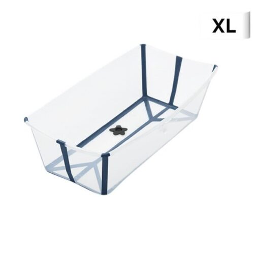 STOKKE FLEXI BATH X-LARGE : Baignoire bébé Transparent Bleu