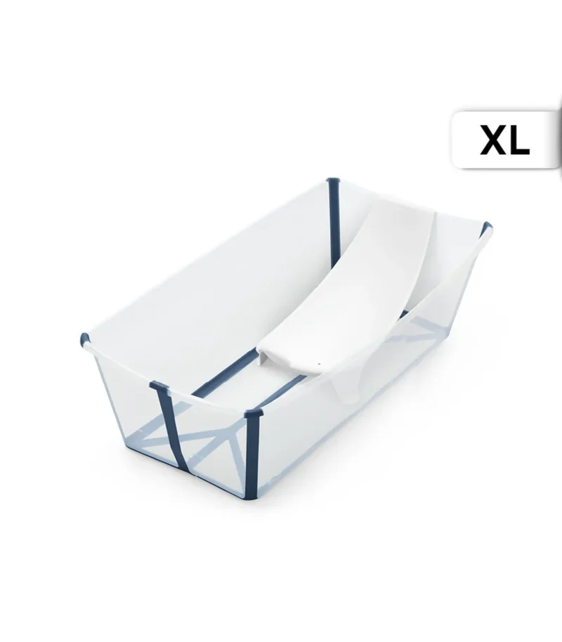 535902_4_STOKKE_FLEXI_BATH_XLarge_Transparent_Bleu STOKKE FLEXI BATH X-LARGE : Baignoire bébé Transparent Bleu