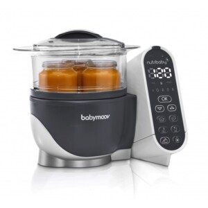 A001124_11_Nutribaby_Plus_Grey_Babymoov Cuiseur à Vapeur Nutribaby(+) Loft White