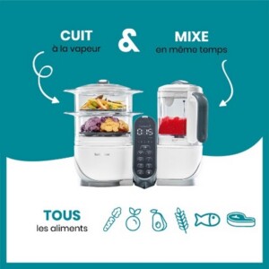 A001124_6_Nutribaby_Plus_Grey_Babymoov.jpg Cuiseur à Vapeur Nutribaby(+) Loft White