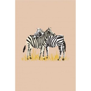 CADRE et AFFICHE ZEBRES (60x40cm)