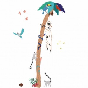 Sticker Géant INTO THE JUNGLE (100% vinyle, hauteur 2.40m)