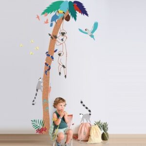 Sticker Géant INTO THE JUNGLE (100% vinyle, hauteur 2.40m)