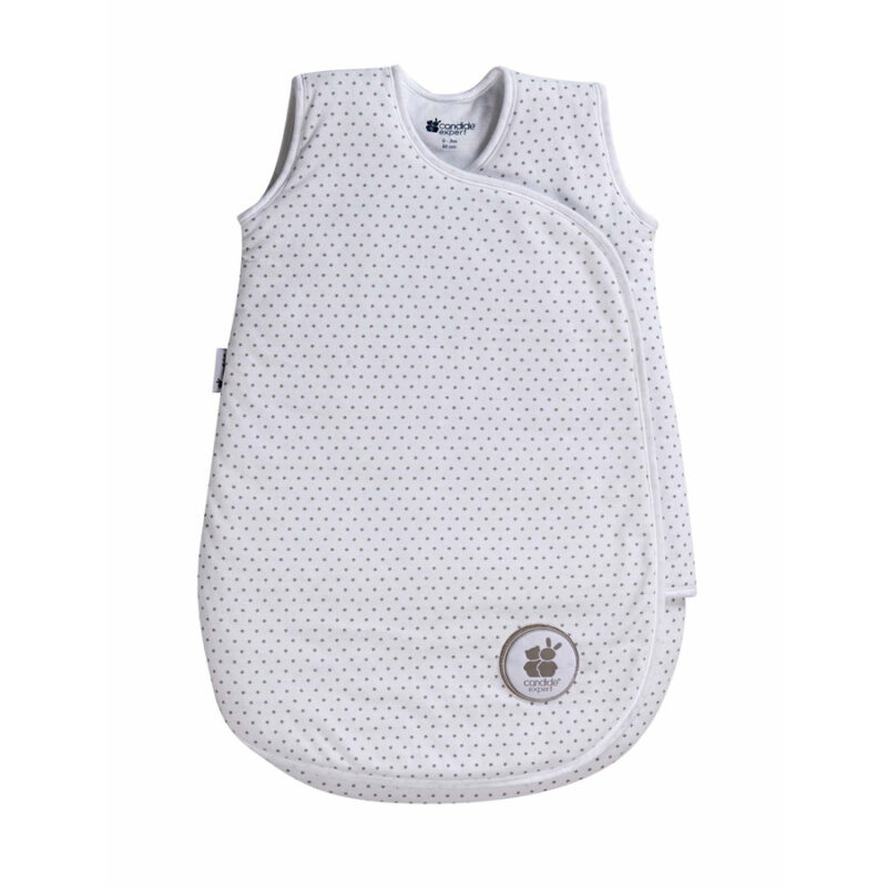 Douillette naissance cache cœur 55cm étoiles