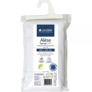 Alèse éponge eco 60 x 120cm Blanc