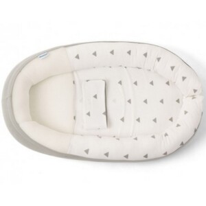 Cocoon réducteur de lit, TRIANGLE Grey BABYNEST