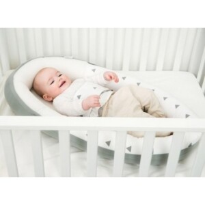 Cocoon réducteur de lit, TRIANGLE Grey BABYNEST