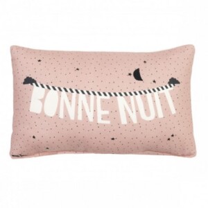COU30_1_MINI_COUSSIN_-_BONNE_NUIT.jpg MINI COUSSIN - BONNE NUIT / 100% coton, 30x20 cm