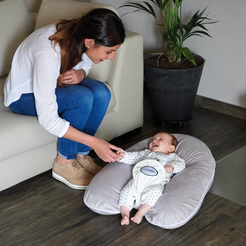 Multirelax 3 en 1 Soft Boa gris clair