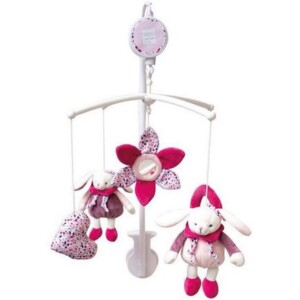 Mobile Musical PVC - CERISE LE LAPIN