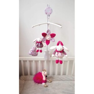 Mobile Musical PVC - CERISE LE LAPIN