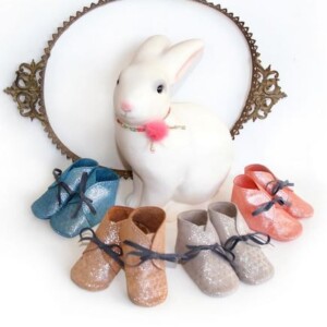 Chaussons petit star caramel