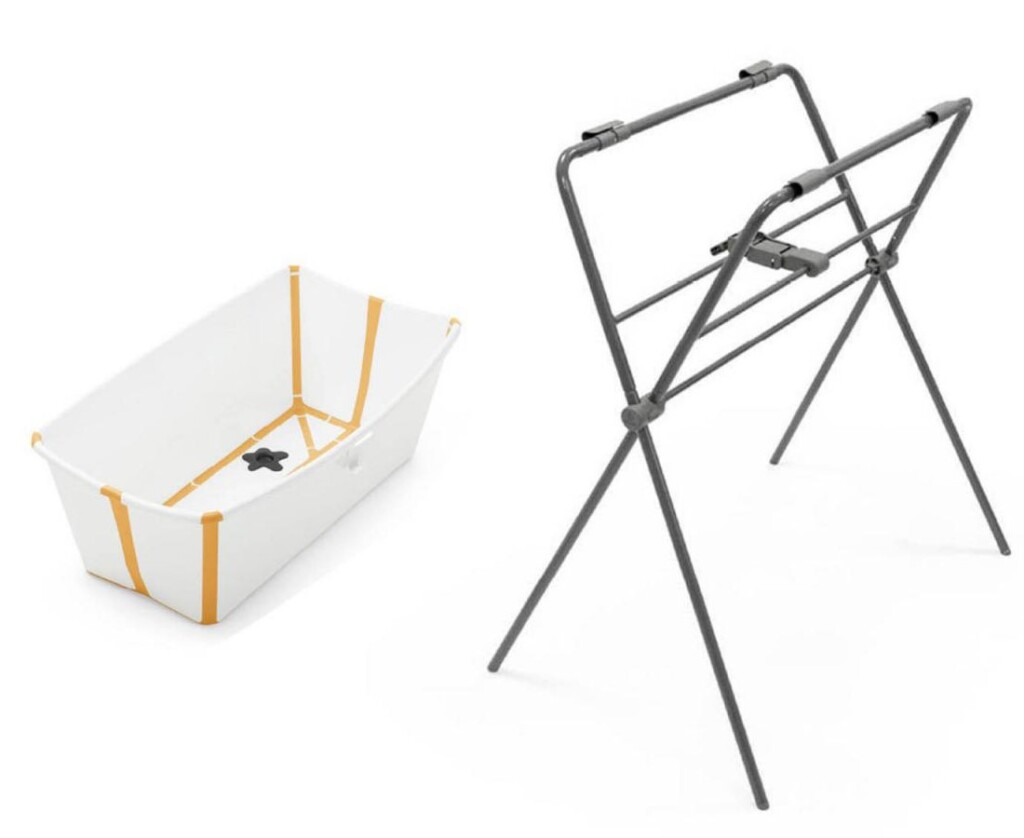 531909_4_STOKKE_FLEXI_BATH_Blanc_Jaune STOKKE FLEXI BATH Blanc Jaune