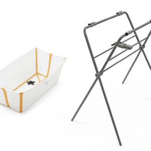 531909_4_STOKKE_FLEXI_BATH_Blanc_Jaune STOKKE FLEXI BATH Blanc Jaune