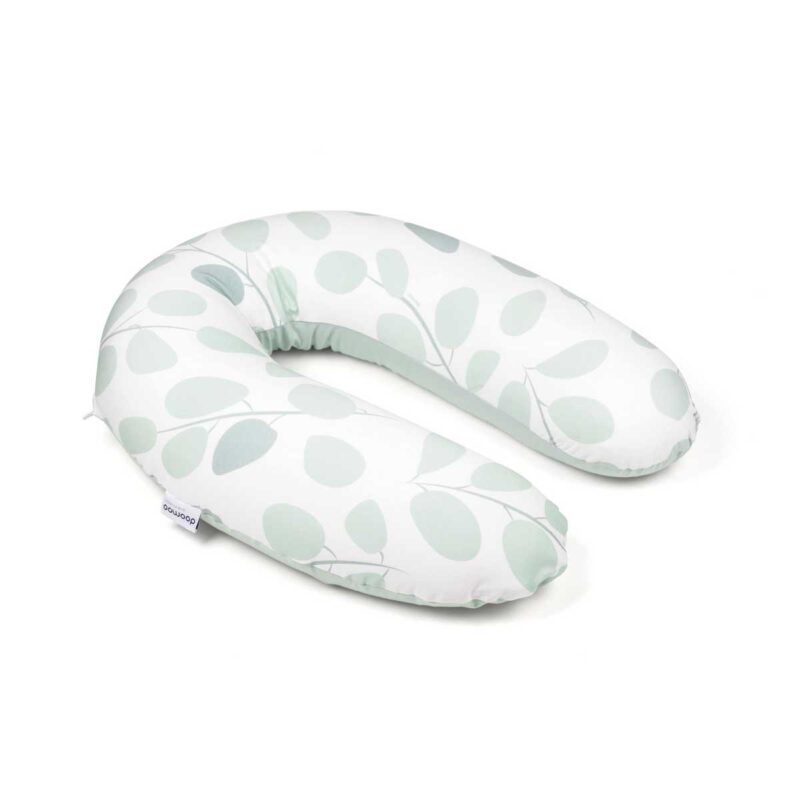 B31_1_Buddy_Coussin_Allaitement_Leaves_Aqua_Green_Doomoo Coussin D'allaitement et Maternité BUDDY, Leaves Aqua Green