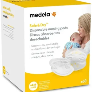 MEDCA60 4 Coussinets Allaitement Jettables 60pièces Medela MEDCA60 4 Coussinets Allaitement Jettables 60pièces Medela
