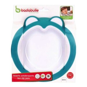 B005209_2_Assiette_Antidérapante-pour-bébé_Bleu-glacier_Badabulle Assiette Antidérapante Bleu Glacier pour Bébé