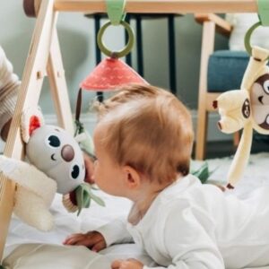 Tapis d'Éveil avec Arche en Bois Collection Boho Chic