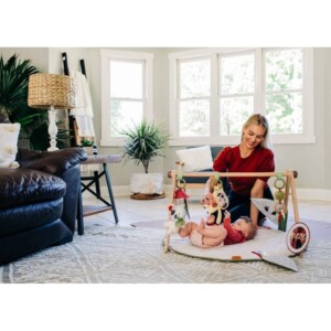 Tapis d'Éveil avec Arche en Bois Collection Boho Chic