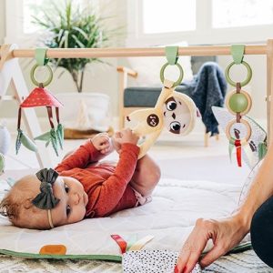 Tapis d'Éveil avec Arche en Bois Collection Boho Chic