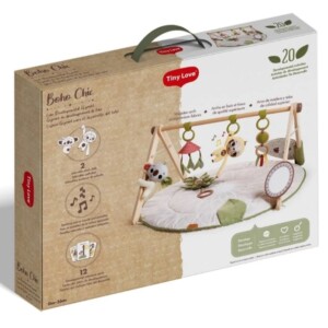 Tapis d'Éveil avec Arche en Bois Collection Boho Chic