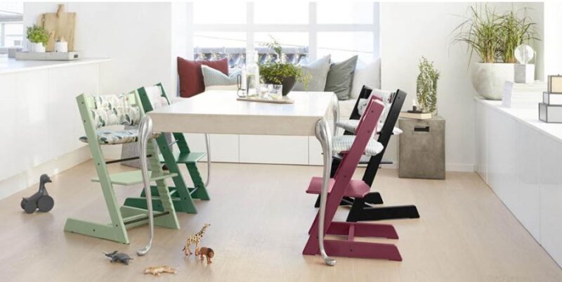 Chaise TRIPP TRAPP bois de Hêtre vert menthe