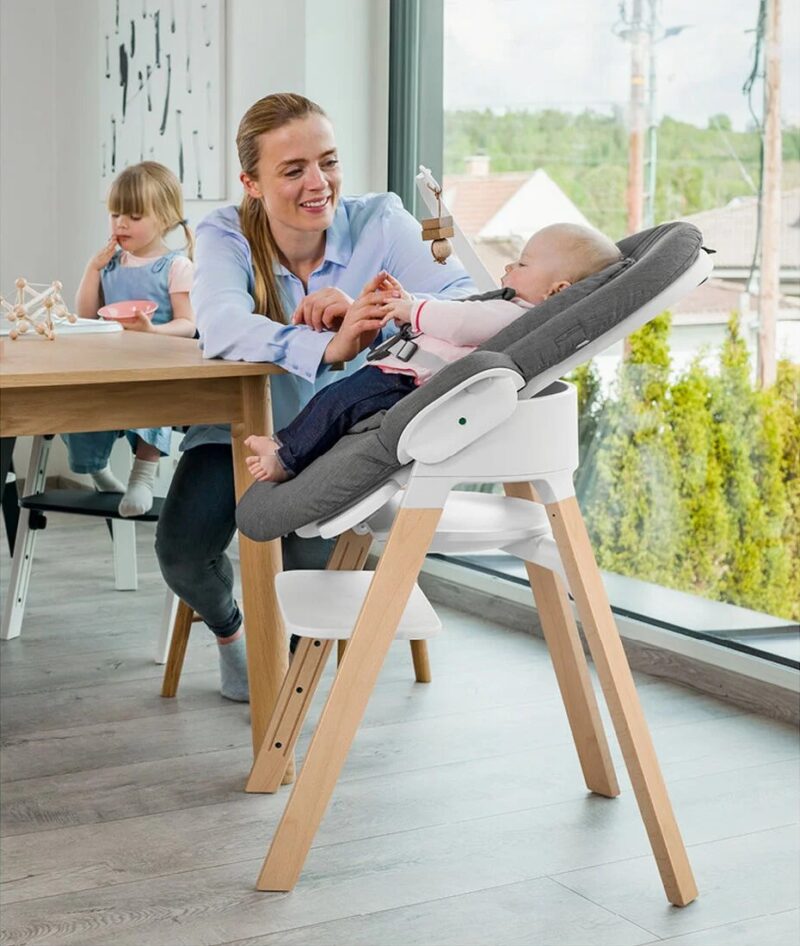 Chaise Stokke STEPS Blanc Naturel