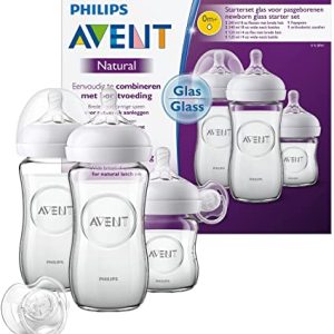 BIBERON en Verre Natural 120ml 0m+