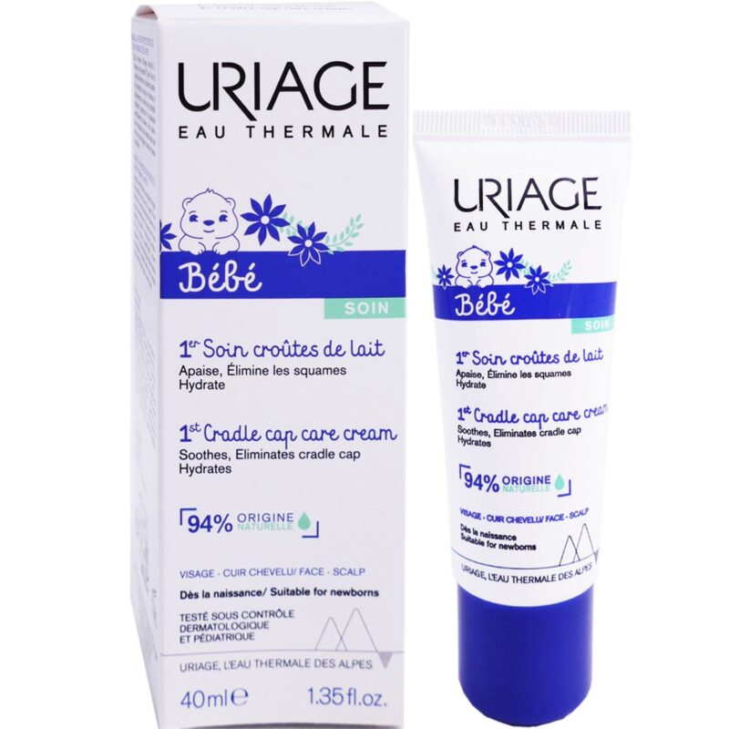 URIAGE_07080035_2_Bebe-1er-Soin-Croute-DeLait_40ml Bébé 1er Soin CROÛTES de Lait 40ml - Apaise les Irritations du CUIR CHEVEL