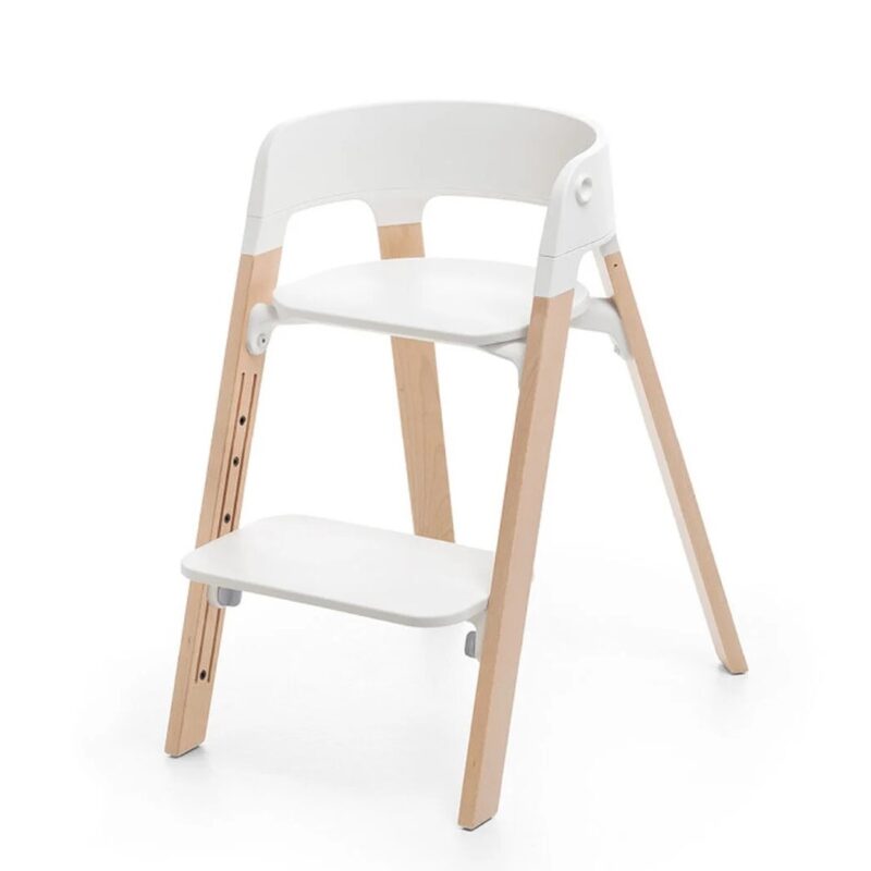 Chaise Stokke STEPS Blanc Naturel