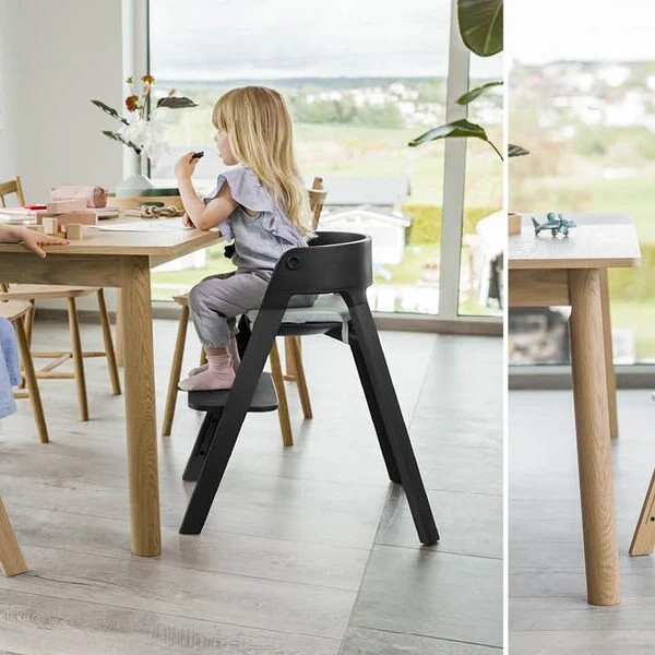 BUNDLE Chaise Stokke STEPS Blanc Naturel