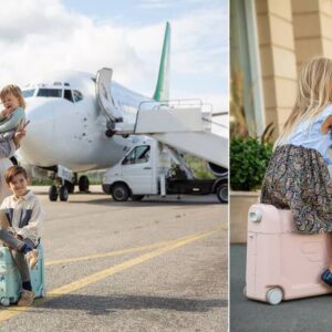 Valise enfant Stokke JetKids BedBox Bleu Ciel
