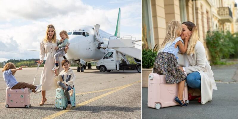 Valise enfant Stokke JetKids BedBox Bleu Ciel