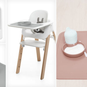Set de TABLE EZPZ™ pour STOKKE® STEPS gris nordique
