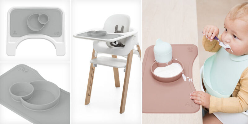 Set de TABLE EZPZ™ pour STOKKE® STEPS gris nordique