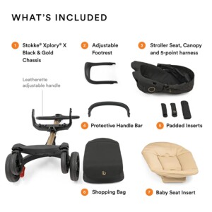 STOKKE XPLORY X Signature Gold Edition