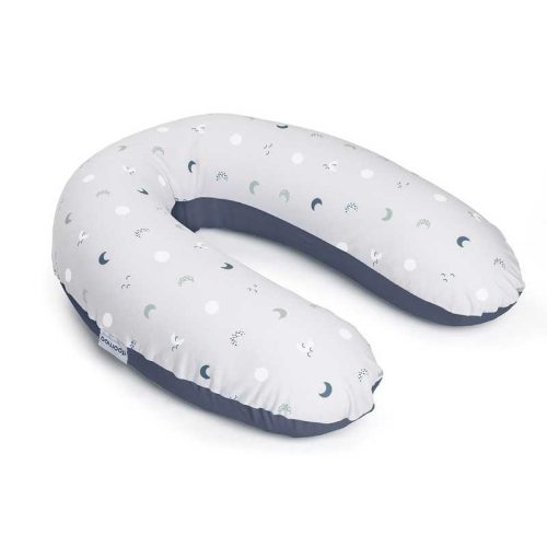 B62_1_Buddy_Blue_Grey_Moon_Doomoo Coussin D'allaitement et Maternité BUDDY, Blue Grey Moon