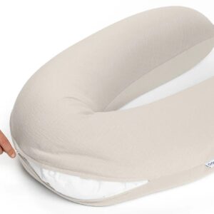 Coussin D'allaitement et Maternité BUDDY, Jersey Sand
