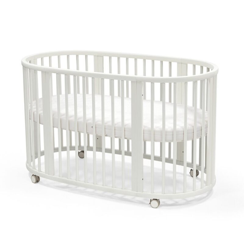 Kit d'extension Blanc Stokke Sleepi V3 + Matelas