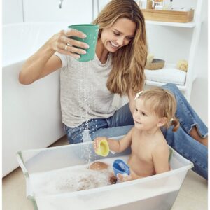 STOKKE FLEXI BATH X-LARGE Transparent Vert