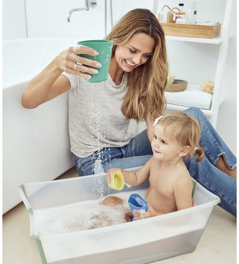 STOKKE FLEXI BATH X-LARGE Transparent Vert