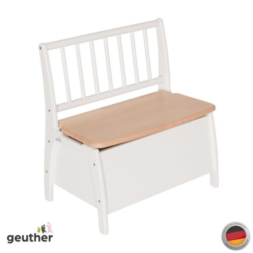 Banc coffre BAMBINO Blanc Naturel