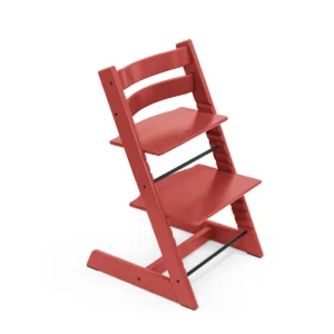 100136_1_STOKKE_TrippTrapp_Chair_WarmRed_Chaise_RougeChaud Chaise TRIPP TRAPP bois de Hêtre Rouge Chaud