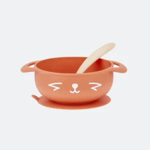 Kit Repas Bol+Cuillère TAST'ISY Renard Terracota (15-24mois)