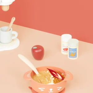 Kit Repas Bol+Cuillère TAST'ISY Renard Terracota (15-24mois)