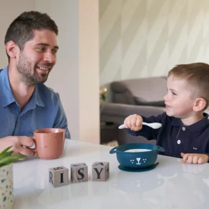 Kit Repas Bol+Cuillère TAST'ISY Chien Bleu (15-24mois)