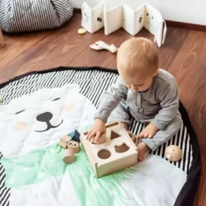 Tapis d’éveil et Sac de rangement Polar Bear